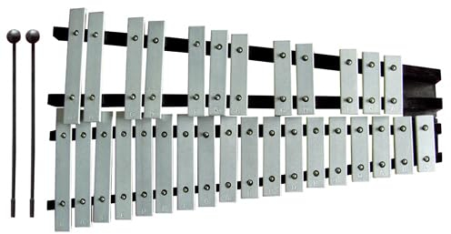 Xylophon, Metallophon, 30 Klangplatten, 2,5 Oktaven