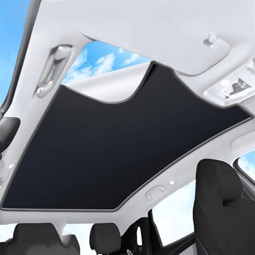 Autofenster Sonnenschutz Für Forthing T5 Für EVO 2022 2023 2024 Autodach-Sonnenschutz, Elektrostatische Adsorption Schiebedach-Sonnenschutz Dachfenster-Rollo Beschattung Sonnenschutz Seitenscheibe(Bla