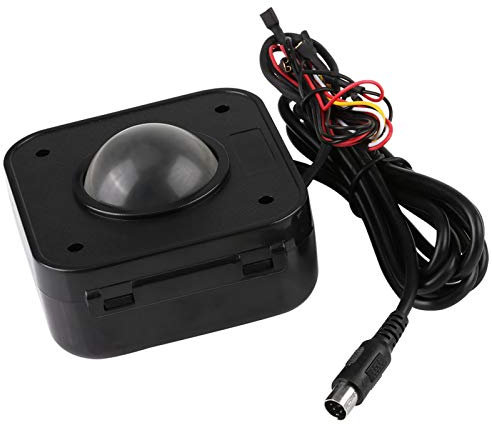 KIMISS Beleuchtete 4,5 cm Große Trackball-Rollmaus für A de Game-Zubehör