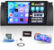 Radio de coche Android 13 2 Din para BMW X5 E39 E53 E38 M5 1999-2005 con Mirrorlink, 9 pulgadas Pantalla táctil Radio con Bluetooth WiFi GPS FM/RDS USB Control de volante + cámara de visión trasera
