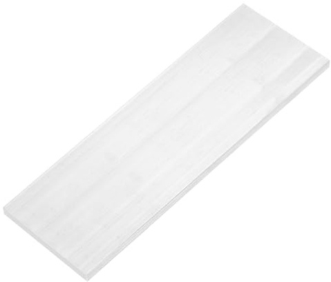QUARKZMAN Barra Plana de Aluminio Cuadrada, Grosor de 8mm 75mm de Ancho 305mm de Largo Placa Plana Cuadrada de Aluminio 6063, 8 x 75 x 305 mm Stock Sólido de Molino