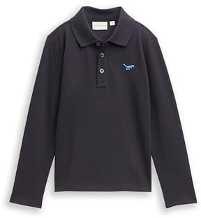 Tom Tailor Jungen 1049301 Kinder Langarm Poloshirt mit Stickerei (1er Pack)