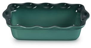 Le Creuset Heritage Kastenform aus Steingut, geriffelt, 22,9 cm, Artichaut