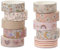 YUBX 10 Rollen Boho Washi Tape Set, Masking Tape Grafisches Blumenmuster Dekoratives Klebeband Bunt für DIY Handwerk, Verschönert Journals, Planer, Scrapbooking und Verpackung (Warm)