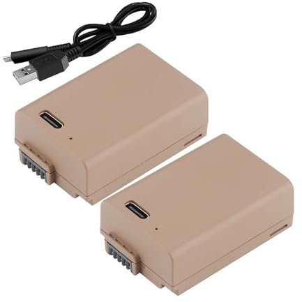 EN EL25 EN-EL25 Battery With Type-C Charging Input，Compatible For Nikon，for Z30 Z50 ZFC Camera 4241 EN-EL25 Battery MH-32 Charger(2 Pcs Battery)