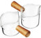 GALPADA 2 Pezzi Tazza Di Caffè Coppa D'arte Di Latte Coppa Per Caffè Espresso Con Beccuccio Accessori Per Espresso Caffè Americano Bicchieri Da Latte Crema Tazze Di Latte Piccolo Bicchiere