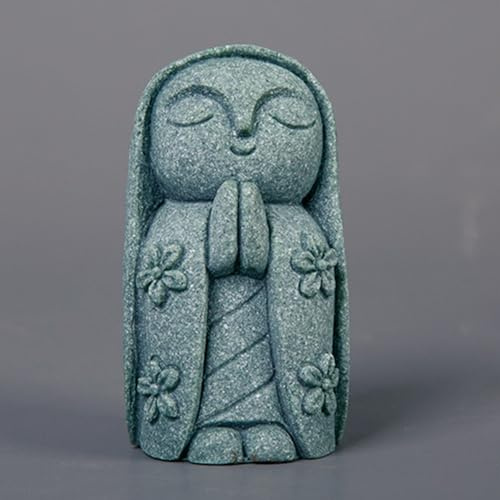 Generisch Kleine Buddha Figuren - Stein Buddha Statue Für Außenbereich | Spirituelle Buddhafigur Für Meditation Zimmerdekoration Geschenk