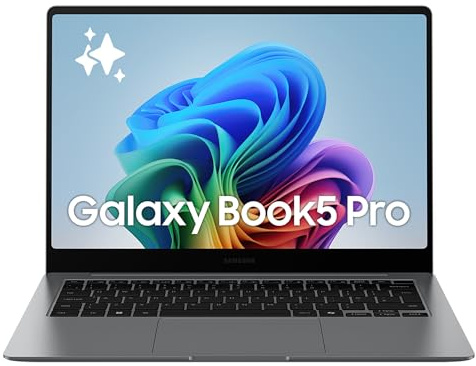 Samsung Galaxy Book5 Pro, AI Laptop, 14 Screen, Intel Core Ultra 7, 16GB Memory, 1TB Storage, Wi-Fi 7, Long Battery Life, Grey