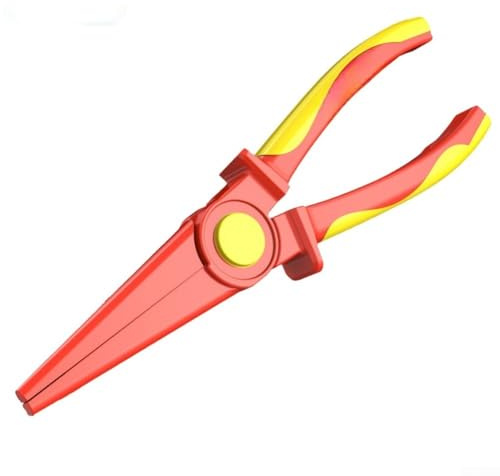 Pince coupante isolée pour électriciens avec protection 1000 V et structure résistante dans des conditions difficiles (pince à long bec)