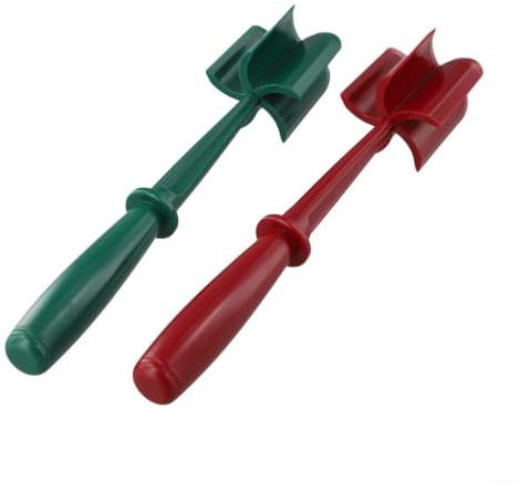 ComfyHarbor Lot de 2 outils de séparation de viande hachés à main pour mélanger – Robuste séparateur de viande hachée Gadget de cuisine 27,9 cm