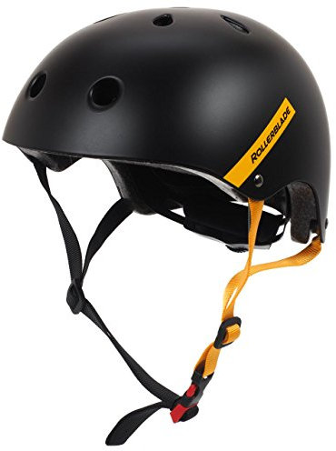 Rollerblade Unisex – Erwachsene Downtown Helme, Black/Yellow, M