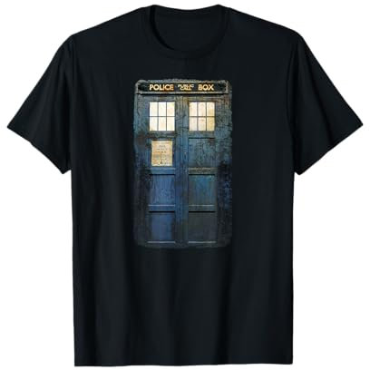 Cosplay Tardis Distressed Time-Traveller Sci-Fan T-Shirt