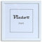 VictoR Bilderrahmen Klee 21x21 cm in Weiß - moderner schlichter Fotorahmen Quadratisch Holz - Bilderrahmen Weiß 21x21