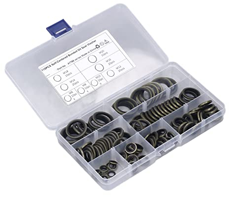 Bonded Seal Oil Washer, 8 Spezifikationen Bonded Seal Dichtung Gummi Selbstzentrierend für Industrieanlagen