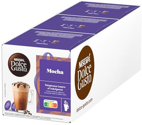 NESCAFÉ DOLCE GUSTO Mocha Kaffeekapseln (3 x 16 Kapseln)