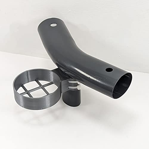 3D Cabin Porte-gobelet de piscine pour tube de poteau ovale de 44 x 30 mm (gris)