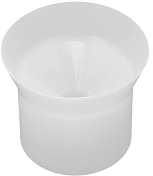 ANKROYU Embudo De Plástico, Embudo De Filtro De Cocina De Aceites Esenciales, Embudo De Recarga, Embudo De Loción De Forma Redonda Para Champú De Gel De Ducha, Blanco