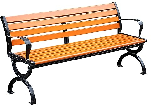 DELURA Bank, Outdoor-Bank, Wetterfest füR Den AußEnbereich, 2-Personen-Terrassenbank, Verrottungssicheres Aluminium, LichtbestäNdig füR Garten, Veranda Und Park