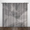 Rideau Occultant Thermiques Couleurs Lignes De Triangle Gris Rideaux Occultant Thermique avec Oeillets Rideau Salon Moderne pour Enfant, Fenêtre À Obscurcissement Et Isolation 2 X 150 (L) X 166 (H)