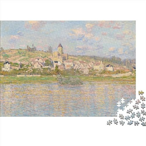 Claude Monet Puzzles, Weltberühmte Gemälde Puzzle 1000 Pieces, Kunst Jigsaw Puzzle for Adults, Gemälde Puzzle, Jigsaw Puzzle Board Puzzles, Impossible Puzzle