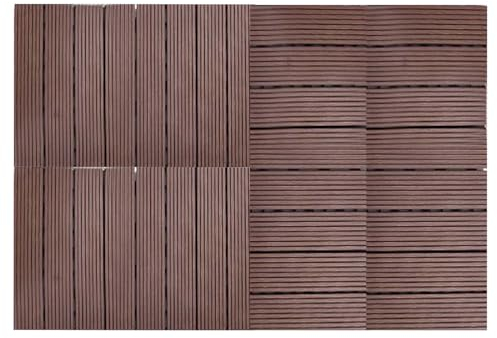 Tappeto da doccia 8PCS, Tappeto da doccia per bagno antiscivolo e impermeabile, Tappetino in legno per vasca da bagno, Tappetino per pavimenti per spa, piscina, vasca idromassaggio, 30x30cm