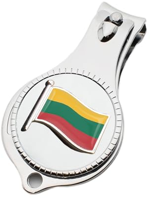 Flag of Luxembourg Design Pocket Metal Nail Clipper and Bottle Opener with Personalised Engraved Message, Presented in a Velvet Pouch