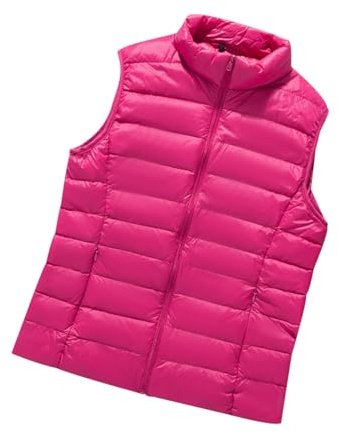Doudoune sans Manches Femme Legere Gilet Doudoune Fine sans Manche Femme Légère Gilet Matelassé sans Manches Femme Veste Duvet Blouson sans Manche Femme Doudoune Matelassée sans Manches Femme Pliable