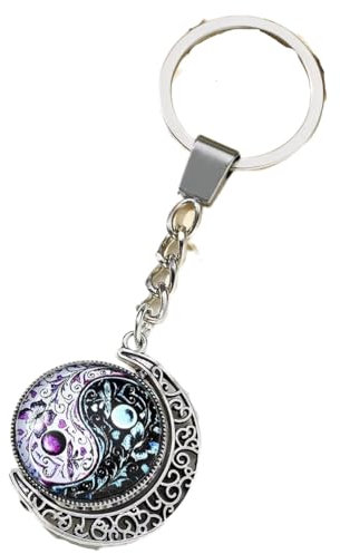 China Gossip Yin und Yang Schlüsselanhänger Feng Shui Amulett Glücksbringer Glücksbringer Auto-Schlüsselanhänger Schlüsselanhänger Charms Schlüsselanhänger Zubehör Schlüsselanhänger Gute Besserung