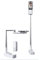 Orthotic Products We'll treat you well Adjustable Phone Stand with LED Light, 1000mAh Battery, Telescopic Pole, 360° Rotation, Bluetooth Remote Control, Durable Travel Case, USB Charge Cable (White)