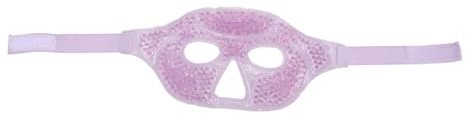Gogogmee Kühlende Kälte Augenmaske aus Elastischem Pvc zur Linderung Geschwollener Augen Wiederverwendbar für Zuhause und Reisen Violette Gel Augenkompresse