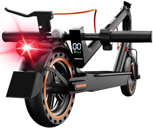 Electric Scooter, 30-35km Range, Ultra-Light Electric Scooters for Adults and Teens, 36V 7.8Ah Battery, 500W Peak Motor, App Control, 3 Speed Mode, T series Foldable E Scooter