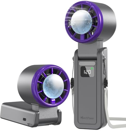 Marchpower Mini Handheld Fan 120 Speed Stepless 3600mAh Grey