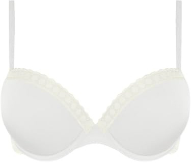 Nur Die Daily Micro BH mit Push-up mit Bügel leichte Polsterung, Spitze & verstellbaren Trägern Microfaser schönes Dekolleté Damen