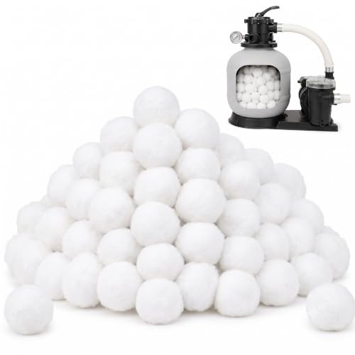 Balles Filtrantes Piscine 700g pour Filtre à Sable, Système de Filtration