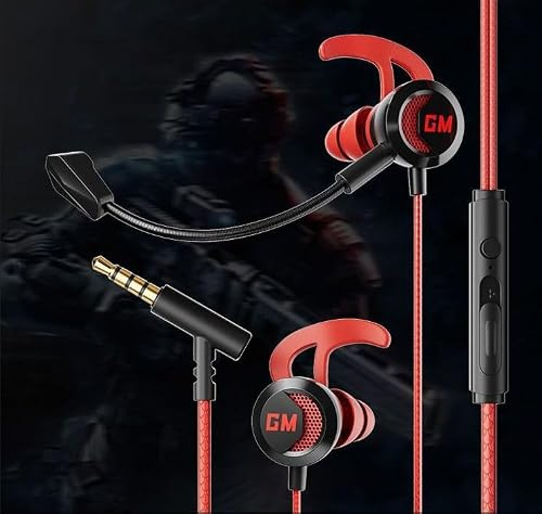 URPIZY Gaming Headset In-Ear mit Mikrofon USB-C 3,5mm Kabelgebunden Noise Cancelling Dual Mic für PUBG CSGO Laptop Grün(A)