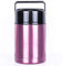 Meichoon 1000 ml (1000 ml, bol de nourriture isotherme pour la cuisson en acier inoxydable, intérieur anti-fuite, récipient de stockage pour soupe, BM02 Rosy