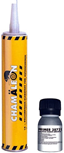 Chamäleon POLYURETHAN KLEBER KLEBSTOFF AUTOSCHEIBEN SCHEIBENKLEBER 310ml SCHWARZ