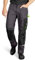 Stenso Prisma Pantaloni da Lavoro Uomo - Pantaloni Cargo Uomo con Tasche rinforzate sulle Ginocchia e Cintura Elasticizzata - Grigio/Verde EU48