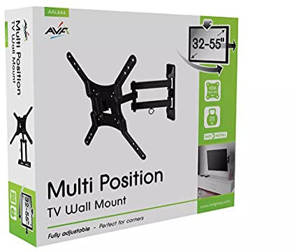 AVF STANDARD MULTI POSITION 32-55 INCH TV WALL BRACKET