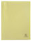 Exacompta - Réf. 88479E - Paquet de 5 Protège-documents Chromaline Pastel - 40 pochettes cristal lisse - 80 vues - pour A4 - dim 24 x 32 cm - couverture en polypro recyclé translucide jaune