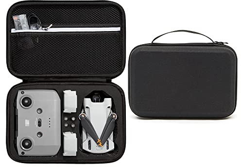 ZJRXM Tasche für DJI Mini 3 Pro Drone Zubehör, Portable Handtasche Tragetasche für DJI Mini 3 Pro, Professionelle Koffer Tasche Passend für DJI Mini 3 Pro Fernbedienung/Batterien/Zubehör (B#Schwarz)