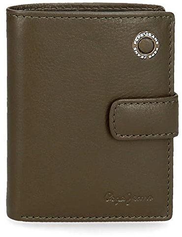 Pepe Jeans adge, kaki, única, Click-Brieftasche