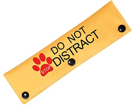 Service Dog Leash Sleeve Dot Not Pet Working Dog Leash Sleeve Service Dog Leash Wrap (NOT DISTRACT)