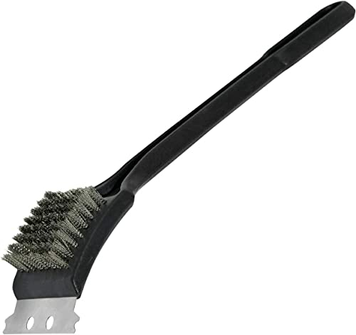 SPICOM Grill Brush, Metal, Black, L