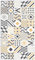 DobleUve Estudio Alfombra Vinílica Hidráulica 18 | Color Amarillo | 140x200 cm | Alfombra Cocina Lavable Antideslizante | Alfombra Vinilica Cocina | Alfombra Terraza Exterior | Alfombra Vinilo Salón