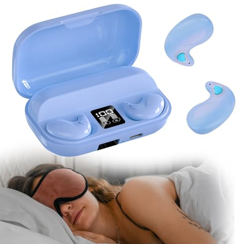 Xmenha Mini unsichtbare kleinste Kopfhörer Bluetooth in Ear kabellos Kopfhörer Bluetooth im Ohr Kopfhörer zum Schlafen Wireless Sleep Earbuds Kopfhörer für kleine Ohren Schlafkopfhörer Seitenschläfer