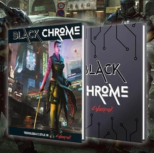 cyberpunk red - black chrome - edizione da collezione pure black chrome