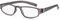 FILTRAL Extrem leichte Lesebrille/Moderne eckige Lesehilfe für Damen & Herren (Grau, 1.5, Dioptrien)