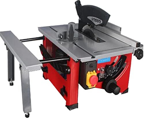 Scie à table portative 4800r/Min scie à Table coulissante for le travail du bois 210 Mm scie électrique bricolage en bois Angle circulaire réglage scie de reconnaissance d'inclinaison Facile à utilise