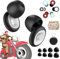 Artvive Ohrstöpsel, Ohrstöpsel Motorrad Windgeräusche, Motorrad Ohrstöpsel, 27 dB, Super Soft Reusable Flexible Silicone Hearing Protection (Schwarz)